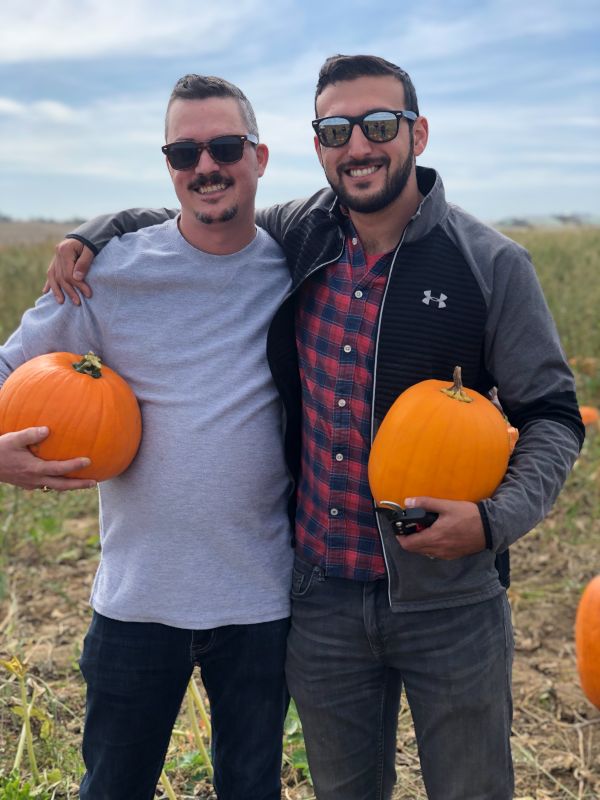 Picking Pumpkins at the Farm