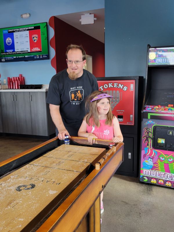 Playing Shuffleboard