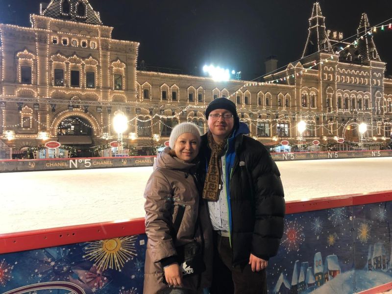 Ice Skaing in Moscow