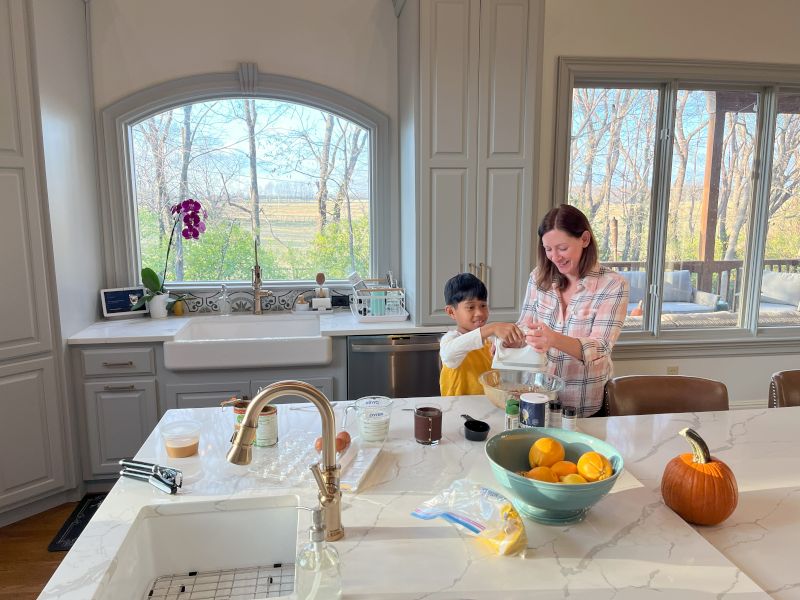 Making a Pumpkin Pie Together