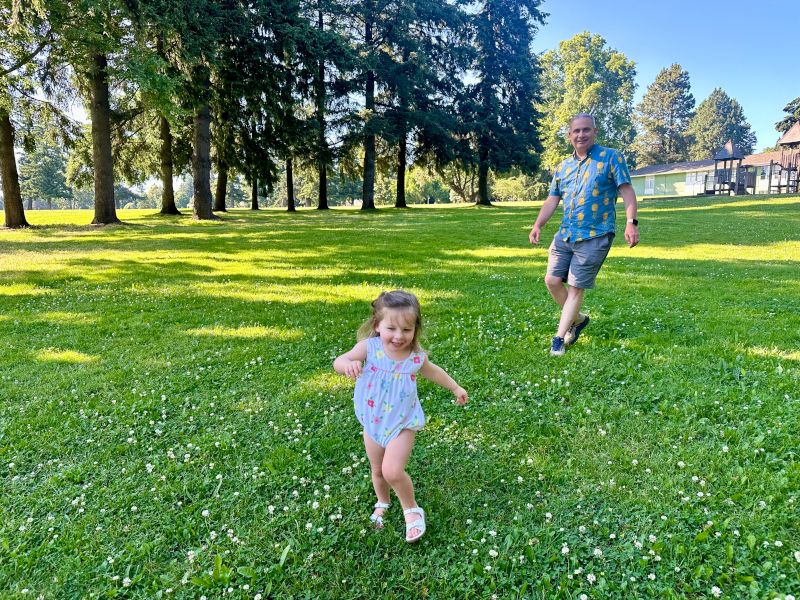 Playing in a Park