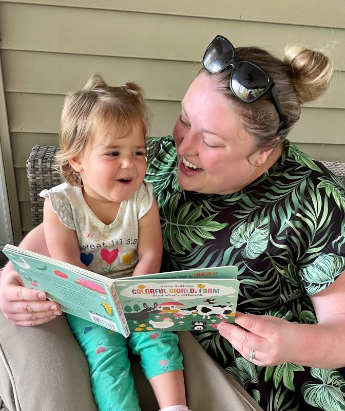 Mary Loves Reading Books With Our Friends' Kids