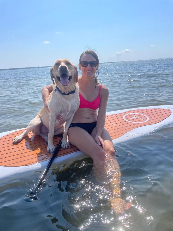 Kristen & Finn Paddleboarding