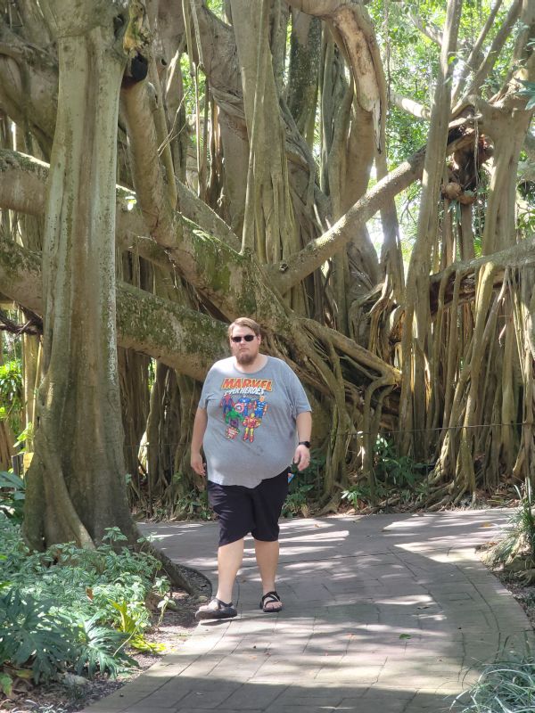 David at a Cypress Garden